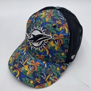 Miami Dolphins Youth Hat Hawiian 47 Brand SnapBack Trucker Cleaned Floral